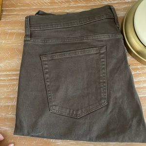 NWT Jcrew men’s grey/brown jeans 484 style size w 34 l30
